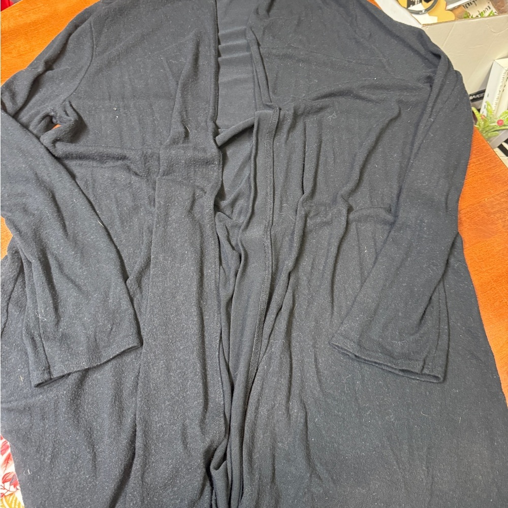 Elegant Black Women's Cardigan